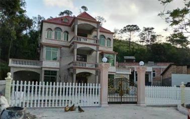 中高端农村建房都在用罗马柱模具